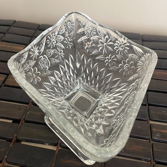 💕Vintage Indiana Glass , Pineapple & Floral Design - Picture 5 of 7